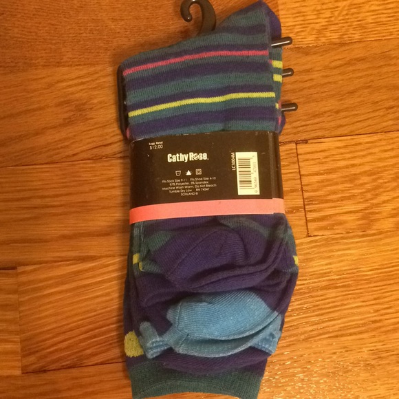 Cathy Rose patterned socks 3-pack - Picture 2 of 2